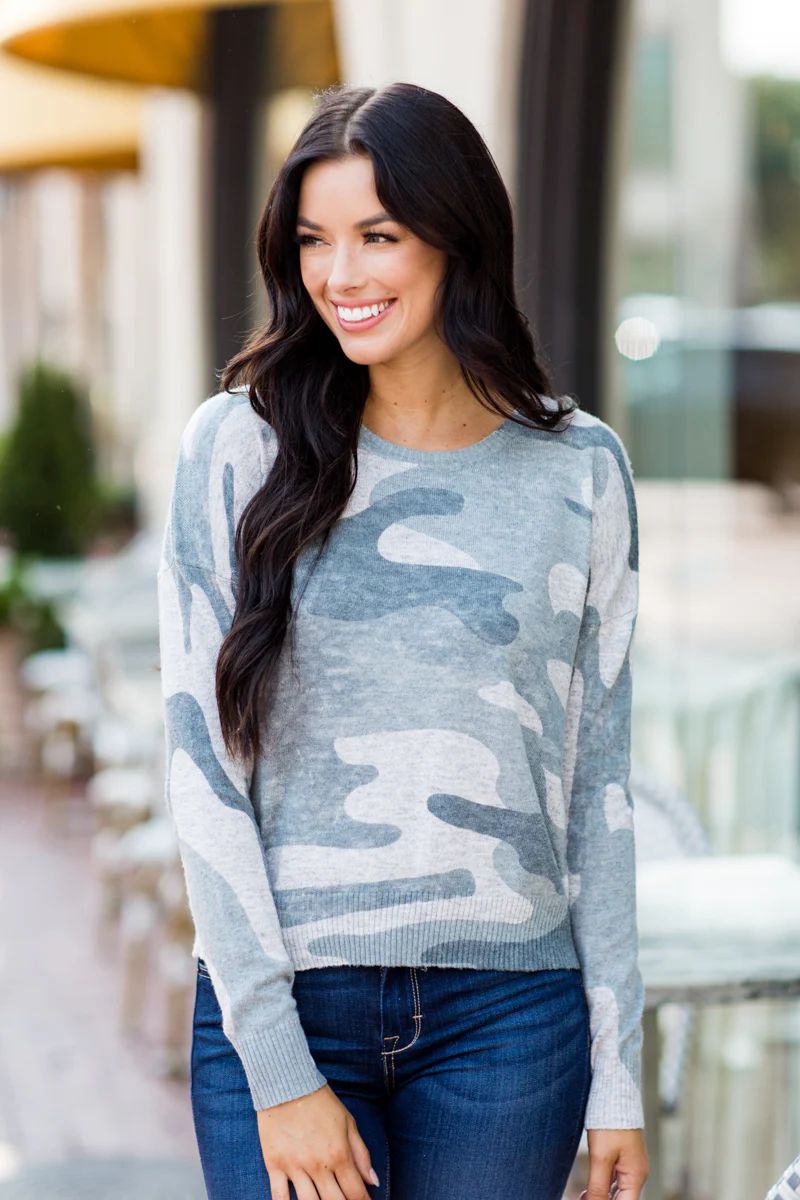 Larisa Camo Sweater- By Z Supply | Avara