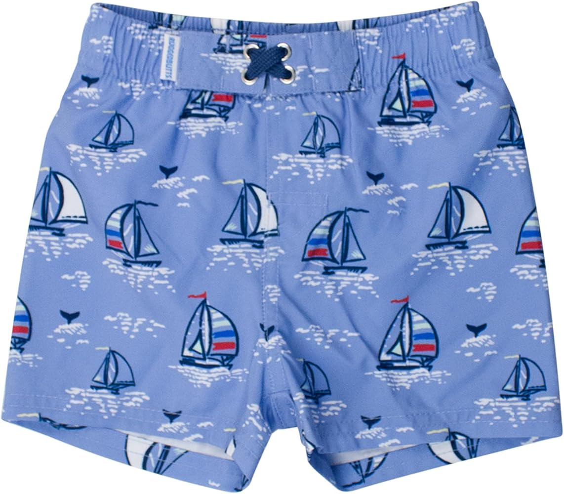 RUGGEDBUTTS Boys UPF50+ Sun Protection Novelty Swim Trunks | Amazon (US)