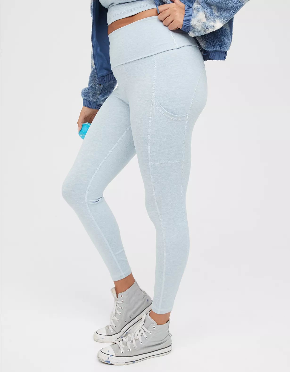 OFFLINE The Hugger High Waisted Foldover Legging | American Eagle Outfitters (US & CA)