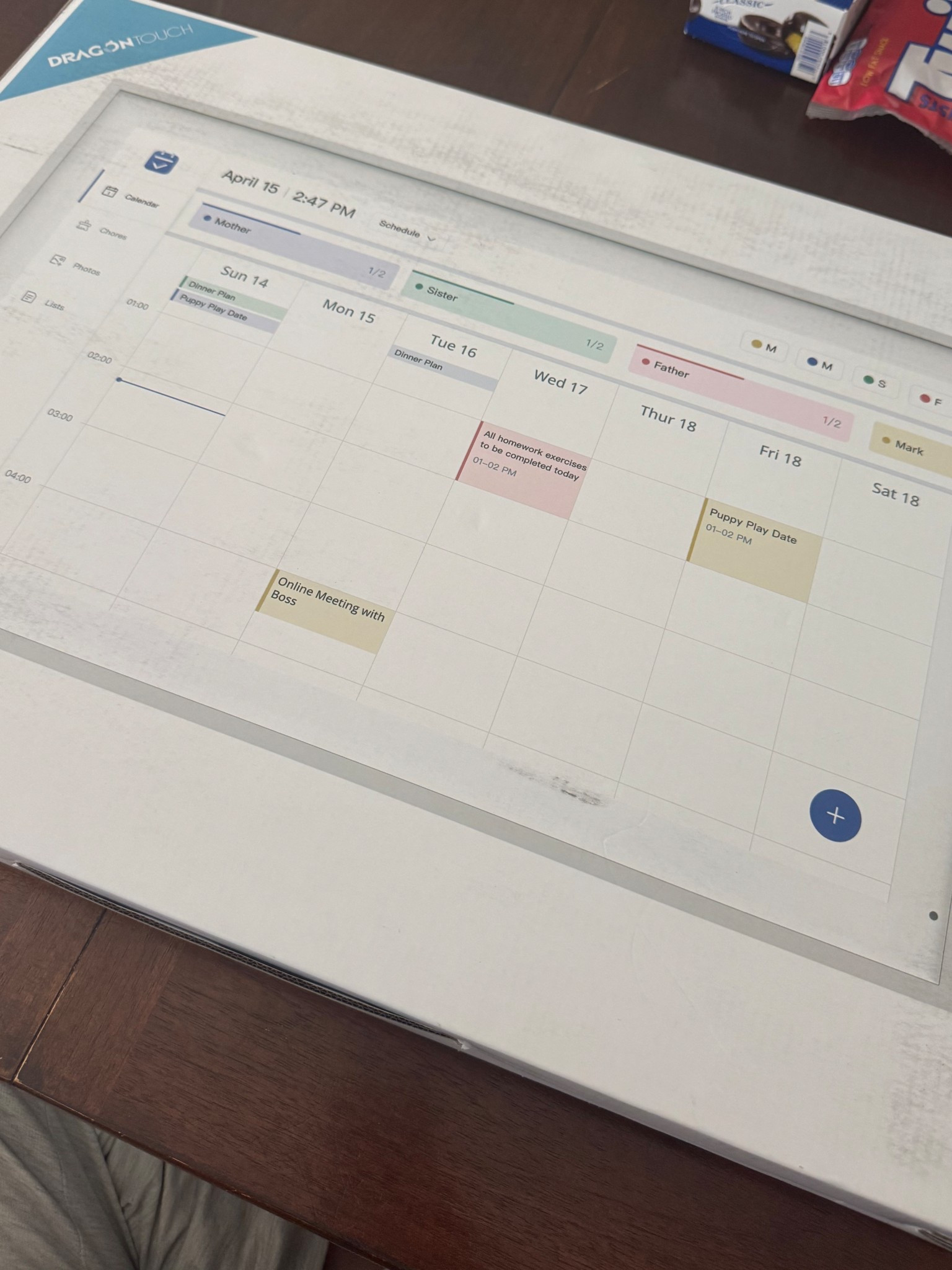 The best way to keep schedules looking pretty and easy to see! Add chores and various lists to help + connects with your phone!

#LTKHome #LTKFamily #LTKSeasonal
