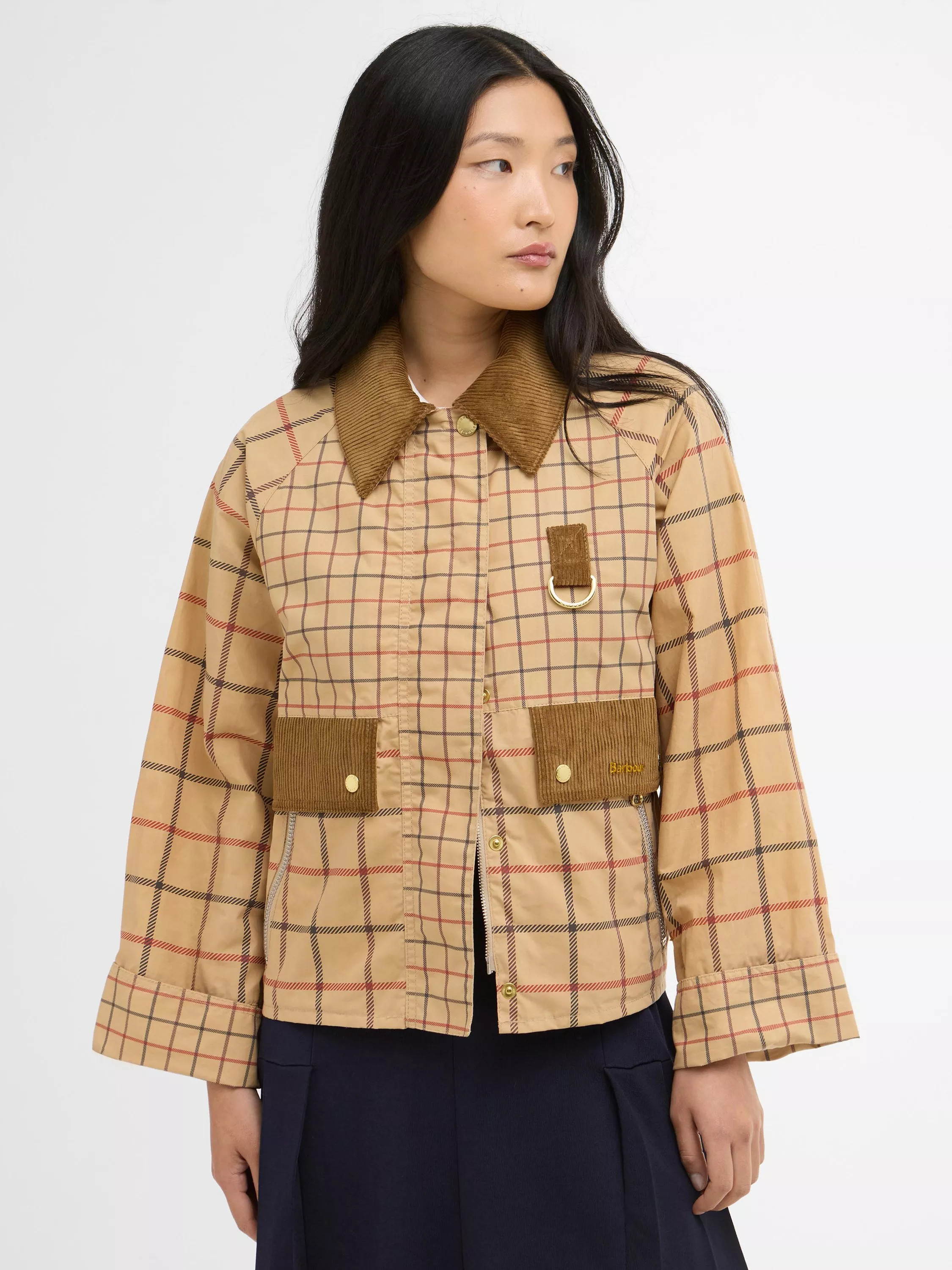BarbourMackworth Check Casual Jacket, Brown Multi | John Lewis (UK)