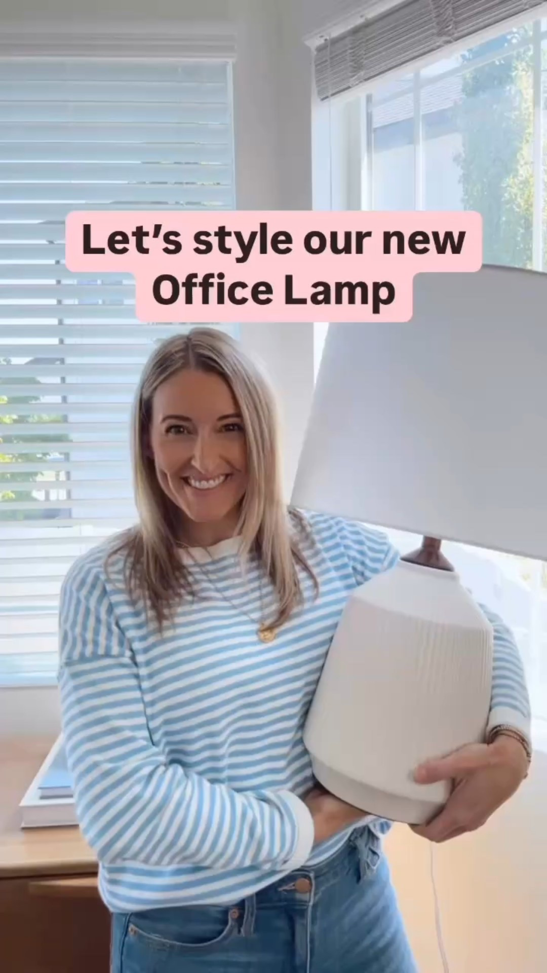 In love with this new table lamp! We need more light in our office! Also had so much fun styling this space with our new lamp, coffee table books and my favorite candle! 

#LTKFindsUnder100 #LTKHome #LTKFindsUnder50