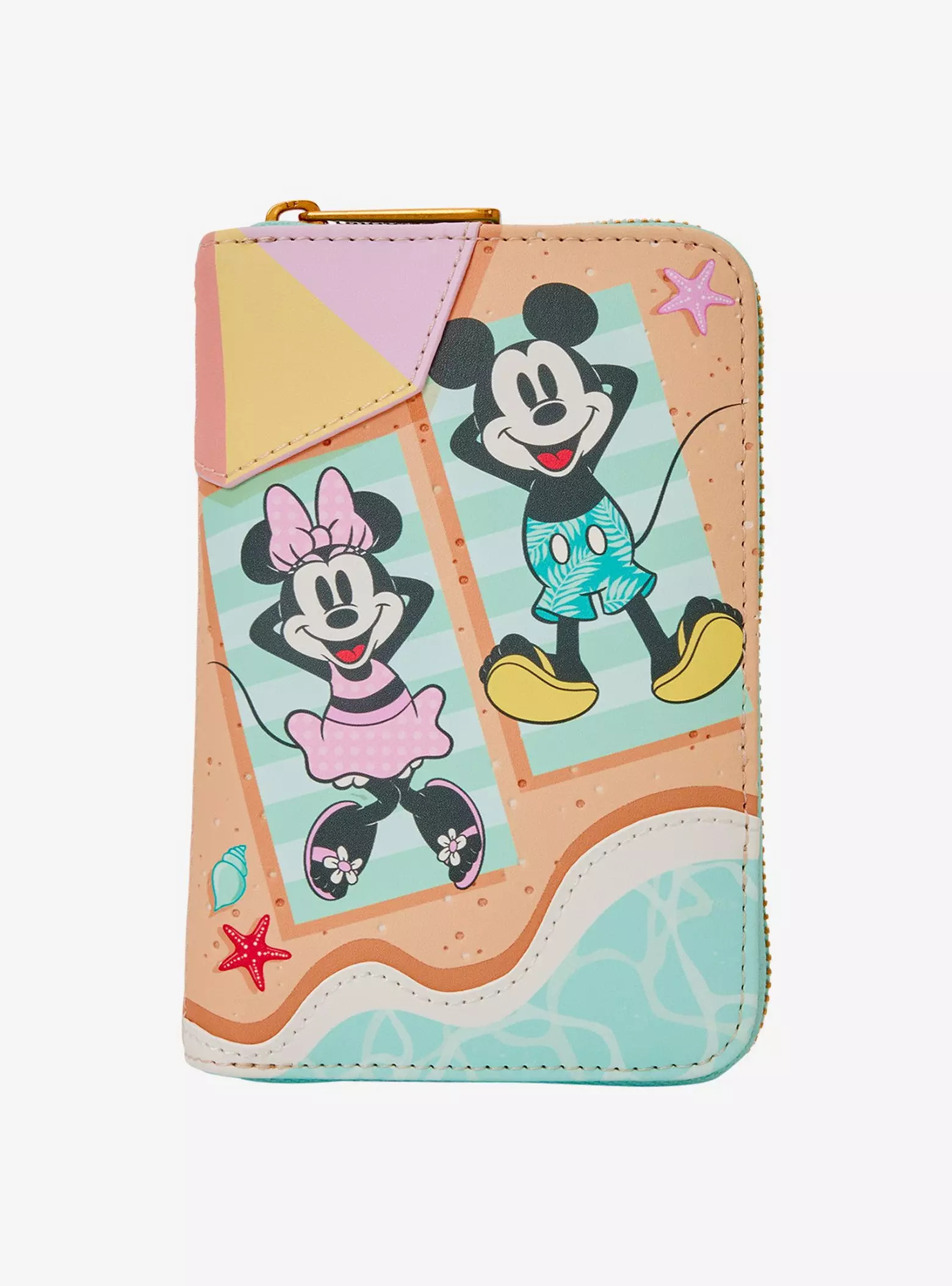 Loungefly Disney Mickey & Minnie Beach Scene Wallet | BoxLunch | BoxLunch