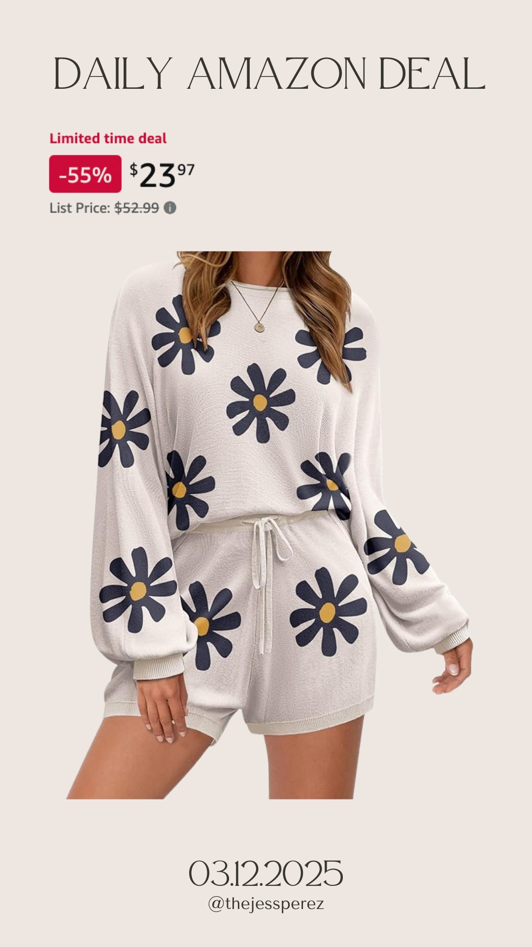 Daily Amazon deal: floral knit set 

#LTKSaleAlert #LTKFindsUnder50