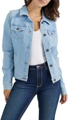 Wrangler Authentics womens Stretch Denim Jacket | Amazon (US)