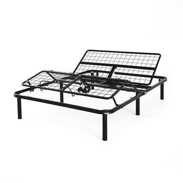 Hivvago - Queen Size Electric Head Foot Adjustable Bed Base with Remote - Black | Best Buy U.S.