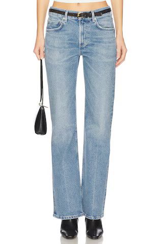 Genova Low Slung Boot Jeans in Clairo | Revolve Clothing (Global)