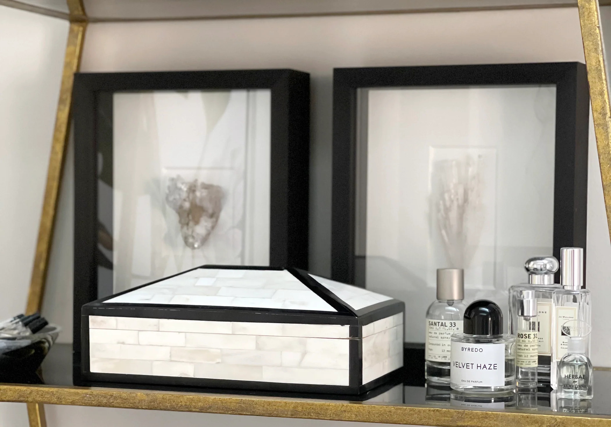 BLACK EDGE BONE BOX | Alice Lane Home Collection