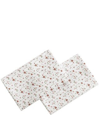 Evie Pink Floral Cotton Sateen Sheet Set | Dillard's