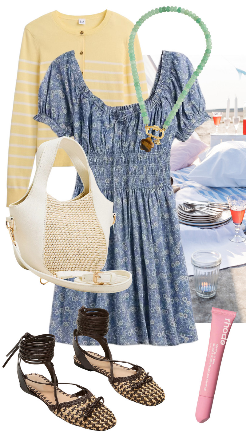 Nothing says spring weekend like a puff sleeve floral dress and a sunny striped cardigan! ☀️ 

 #LTKgrwm #LTKootd #LTKSeasonal