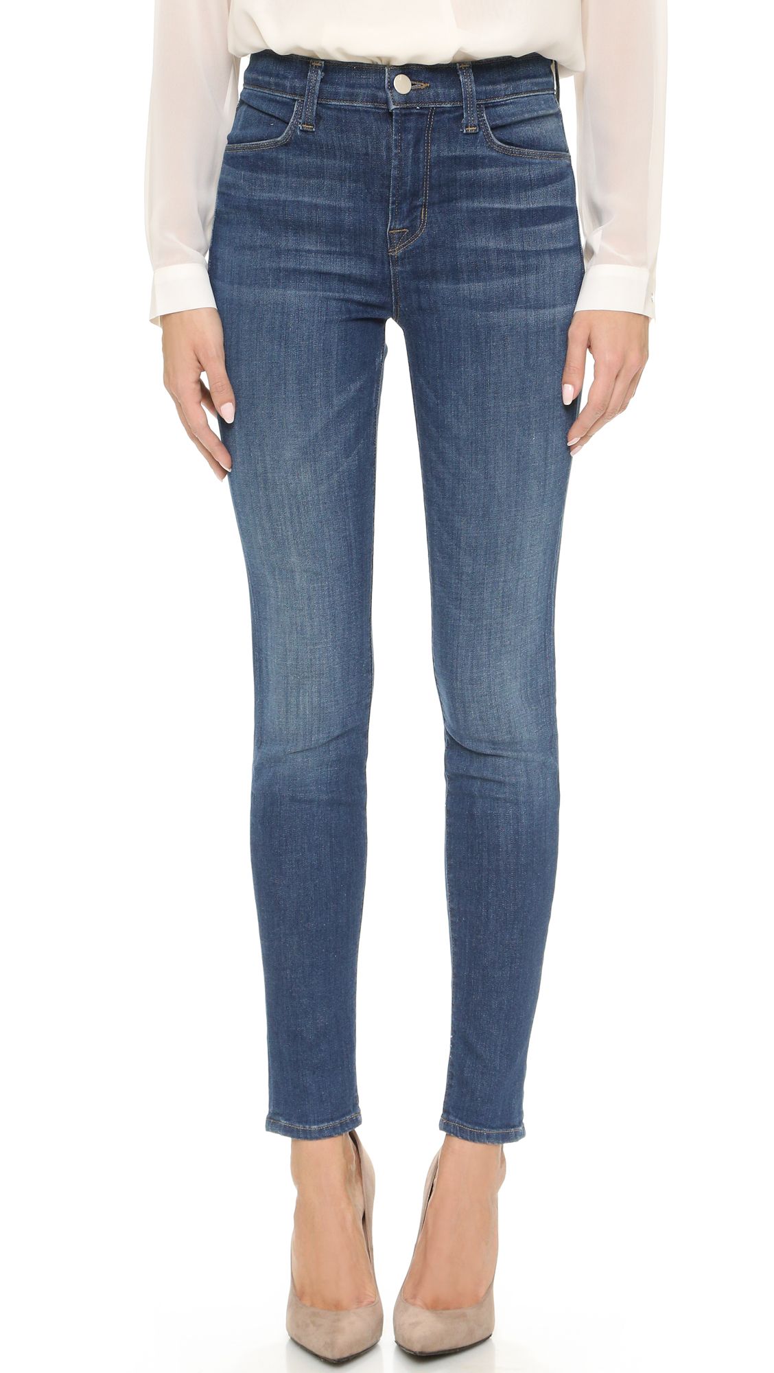 J Brand Maria High Rise Skinny Jeans - Activate | Shopbop