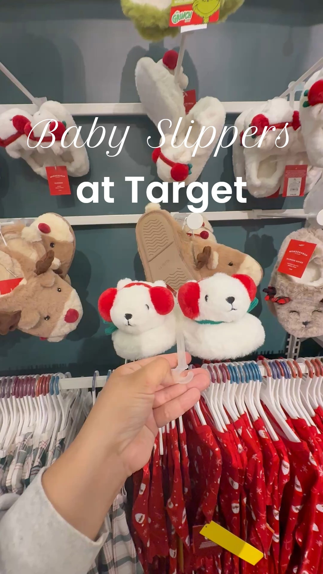 Christmas baby slippers at Target all on sale! These were all on sale and such a great deal! 

#LTKHoliday #LTKBaby #LTKCyberWeek