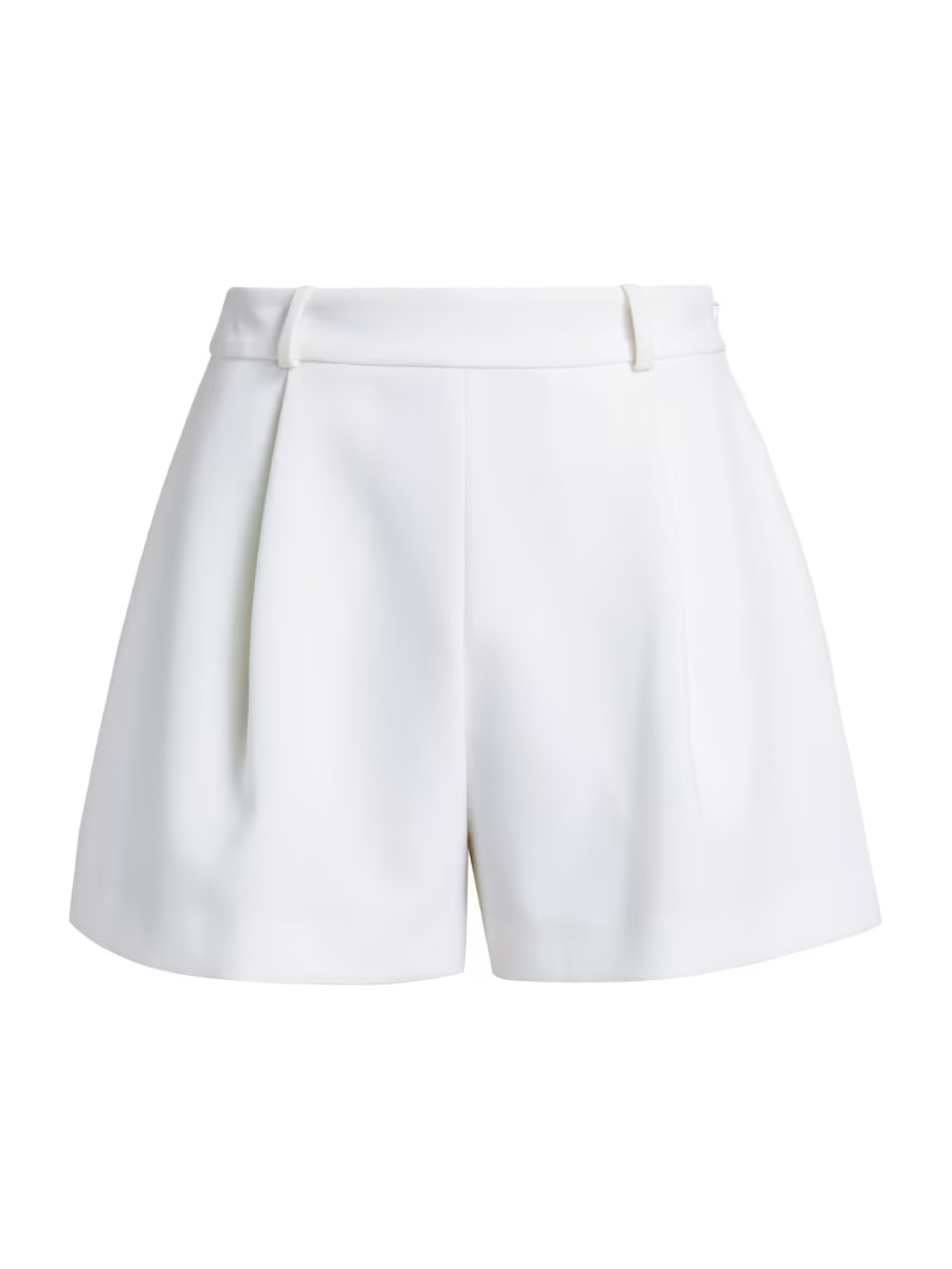 Savannah Pleated Shorts | Saks Fifth Avenue