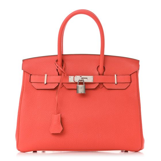 Hermes: All/Bags/Handbags/HERMES Togo Birkin 30 Rose Jaipur | FASHIONPHILE (US)