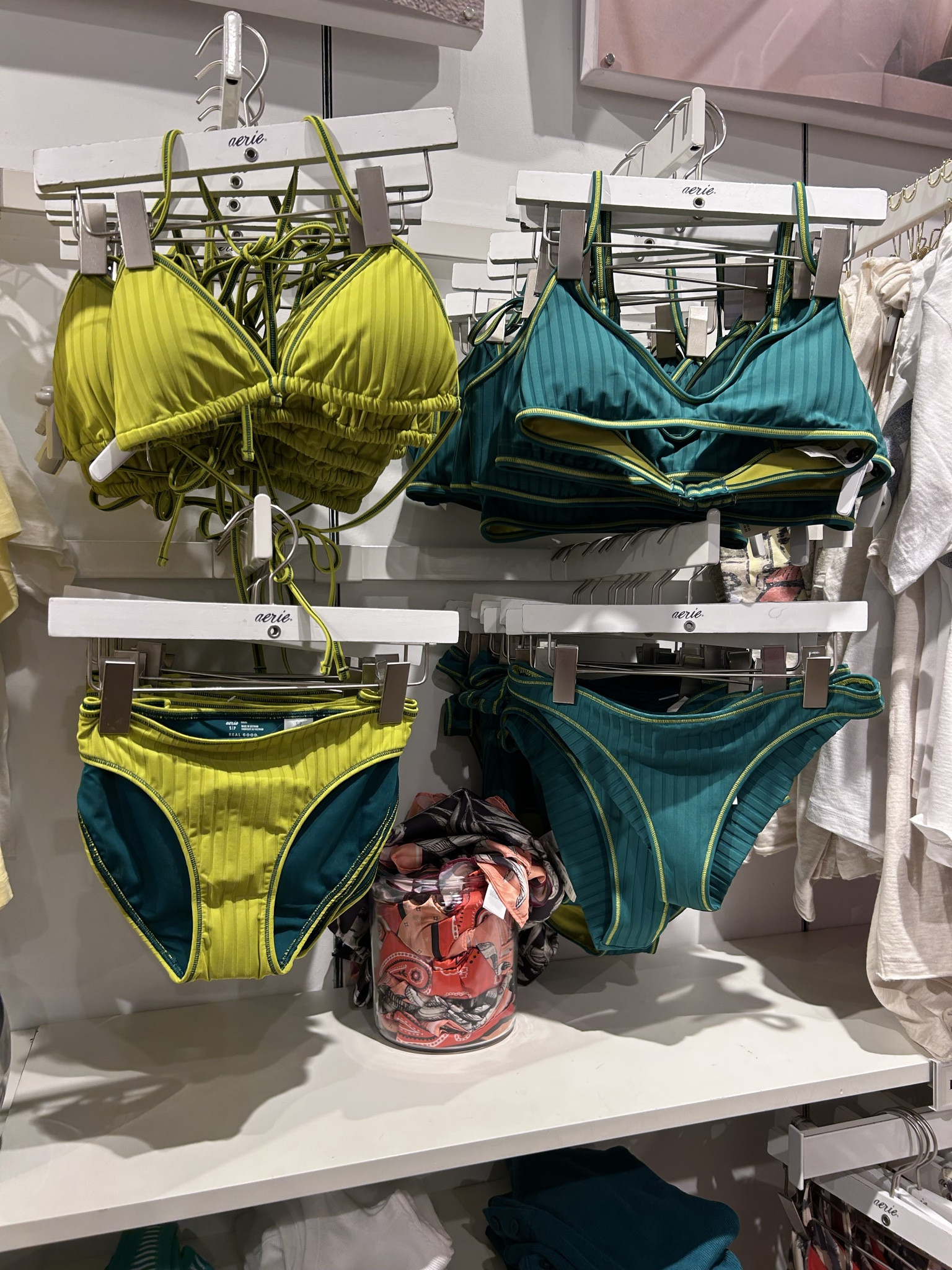 Aerie summer outfits
Aerie shorts
Aerie smiley top 
Swim suits
Bikinis 
Mix and match swimwear 

#LTKSwim #LTKxAerie