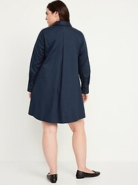Loose Mini Shirt Dress | Old Navy (US)