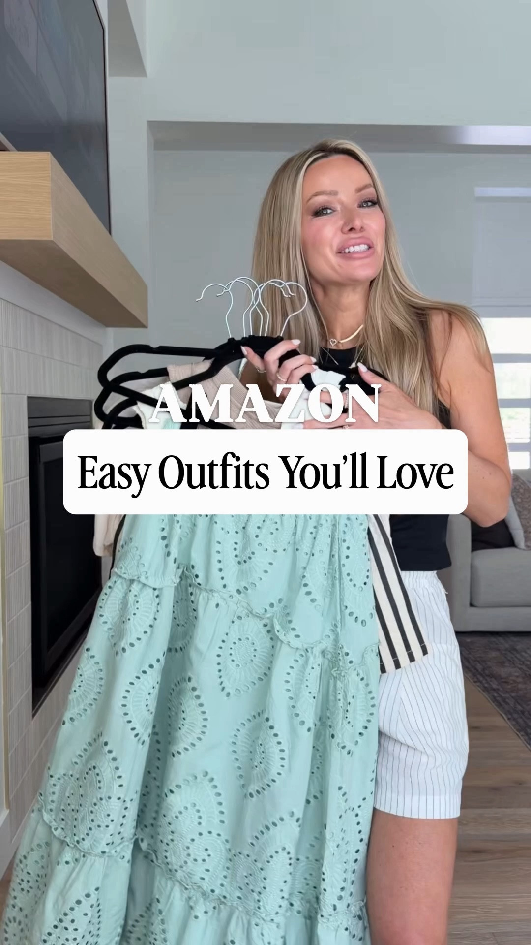 Easy Amazon outfits you’ll love 🤍☀️

If your summer wardrobe needs a refresh, these are the effortless Amazon finds you’ll actually wear on repeat.

From linen shorts and elevated basics to breezy skirts, striped shorts, denim tops, and casual graphic tees, every outfit is comfortable, versatile, and easy to mix and match for real life.

These are the pieces I’m grabbing for:
✨ coffee runs
✨ weekend errands
✨ vacation days
✨ lunch with friends
✨ school drop-offs
✨ everyday mom life

I love building outfits that feel put together without overthinking them, and these Amazon finds do exactly that. Neutral accessories, lightweight fabrics, and fun pops of color make every look feel polished while still being comfortable enough to wear all day.

Whether you’re packing for a trip or just want easy everyday outfit ideas, these pieces belong in your summer capsule wardrobe.

Comment “SUMMER” and I’ll send you every link! 🌿

Save this reel for casual summer outfit ideas, Amazon fashion finds, vacation outfits, everyday mom style, affordable fashion, and easy capsule wardrobe inspiration.

#amazonfashion #amazonfinds #amazonoutfits #summeroutfits #casualstyle