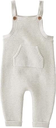 Little Planet Unisex Baby Organic Sweater Knit Overalls | Amazon (US)