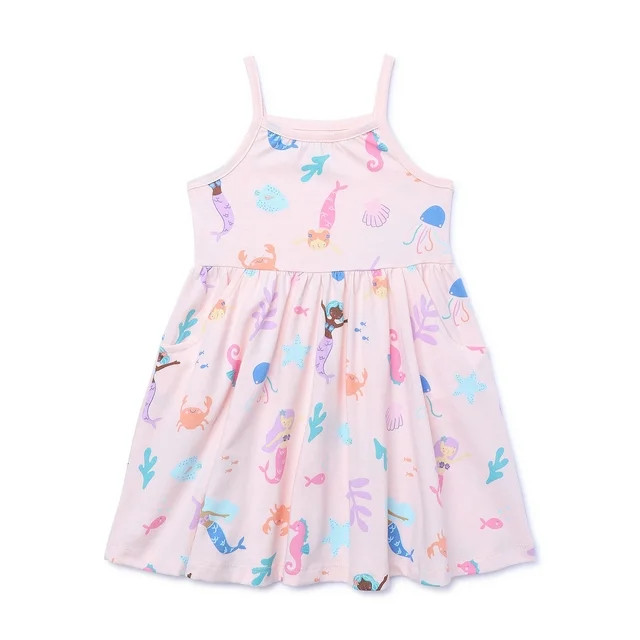 Garanimals Toddler Girl Print Jersey Tank Dress, Sizes 12M-5T | Walmart (US)