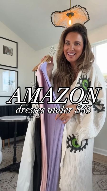Amazon dresses under $45 that are super cute + comfortable for spring!! 
Wearing size medium both styles!! 

#springoutfit #springdress #amazonfashion #amazonhaul #fashionover40 #lookforless 

#LTKfindsunder50 #LTKover40 #LTKstyletip