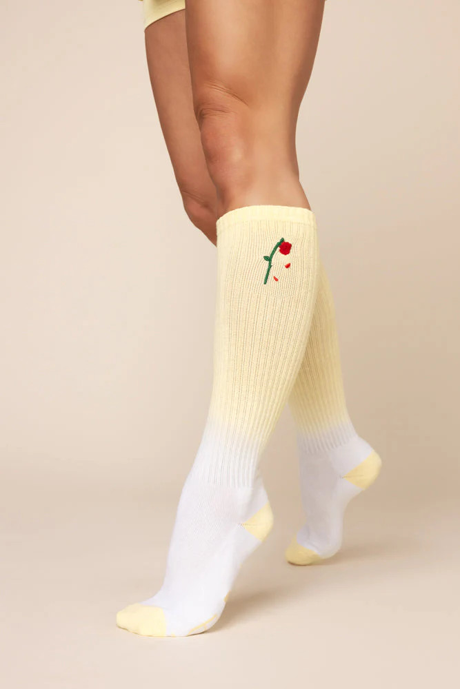 Knee High Socks - Buttercream | POPFLEX
