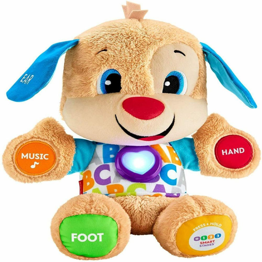 Fisher-Price Laugh & Learn Smart Stages Puppy, Brown With 75+ Songs | Oriental Trading Company