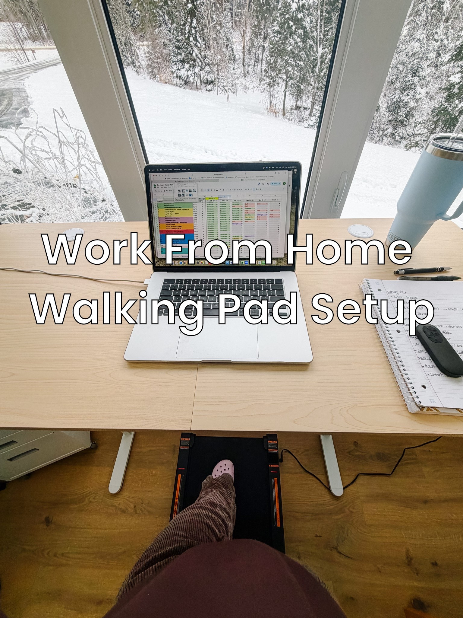 Work from home walking pad setup

#LTKcanada #LTKfitness #LTKhome