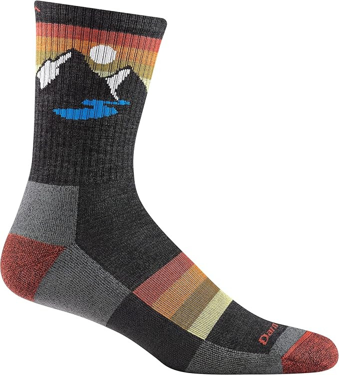 Darn Tough Vermont Sunset Ridge Crew Lightweight with Cushion Sock | Amazon (US)