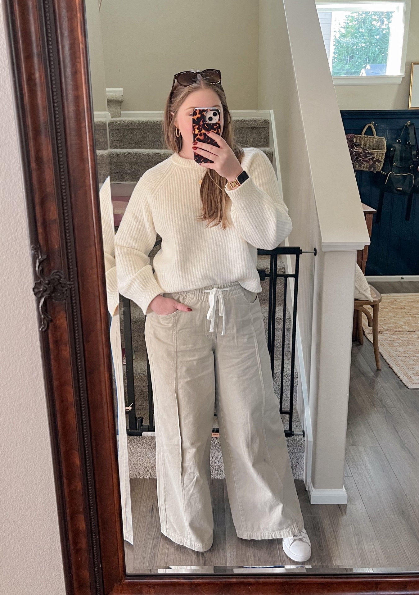 New favorite outfit 🙌 so in love with this wide leg pants! Extremely comfortable and very flattering. FYI not cropped- looks like they are online. Wearing M.  Comes in 4 colors! 


#casualstyle #falloutfit #fallstle #denim #cozyseason #fallfit #affordablefashion #falllook

#LTKFindsUnder50 #LTKMidsize #LTKSeasonal