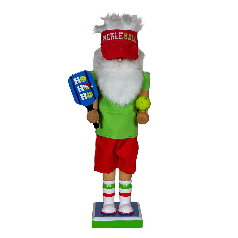 Kurt Adler 12-inch Wooden Pickleball Nutcracker | Amazon (US)