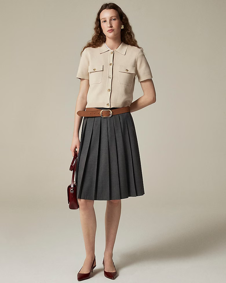 Short-sleeve pocket cardigan | J. Crew US