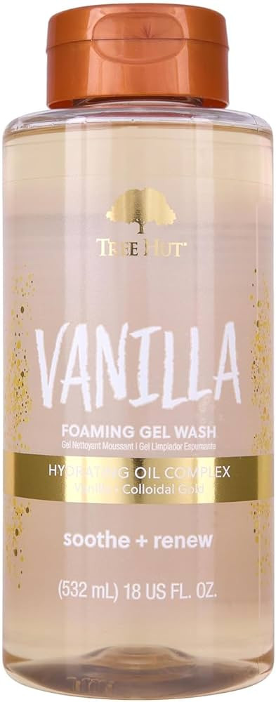 Tree Hut Body Wash, Vanilla, 18 Fl Oz | Amazon (US)
