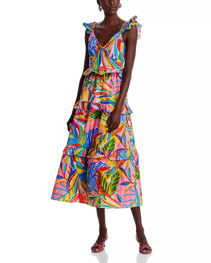Ruffled Tiered Midi Dress - 100% Exclusive | Bloomingdale's (US)