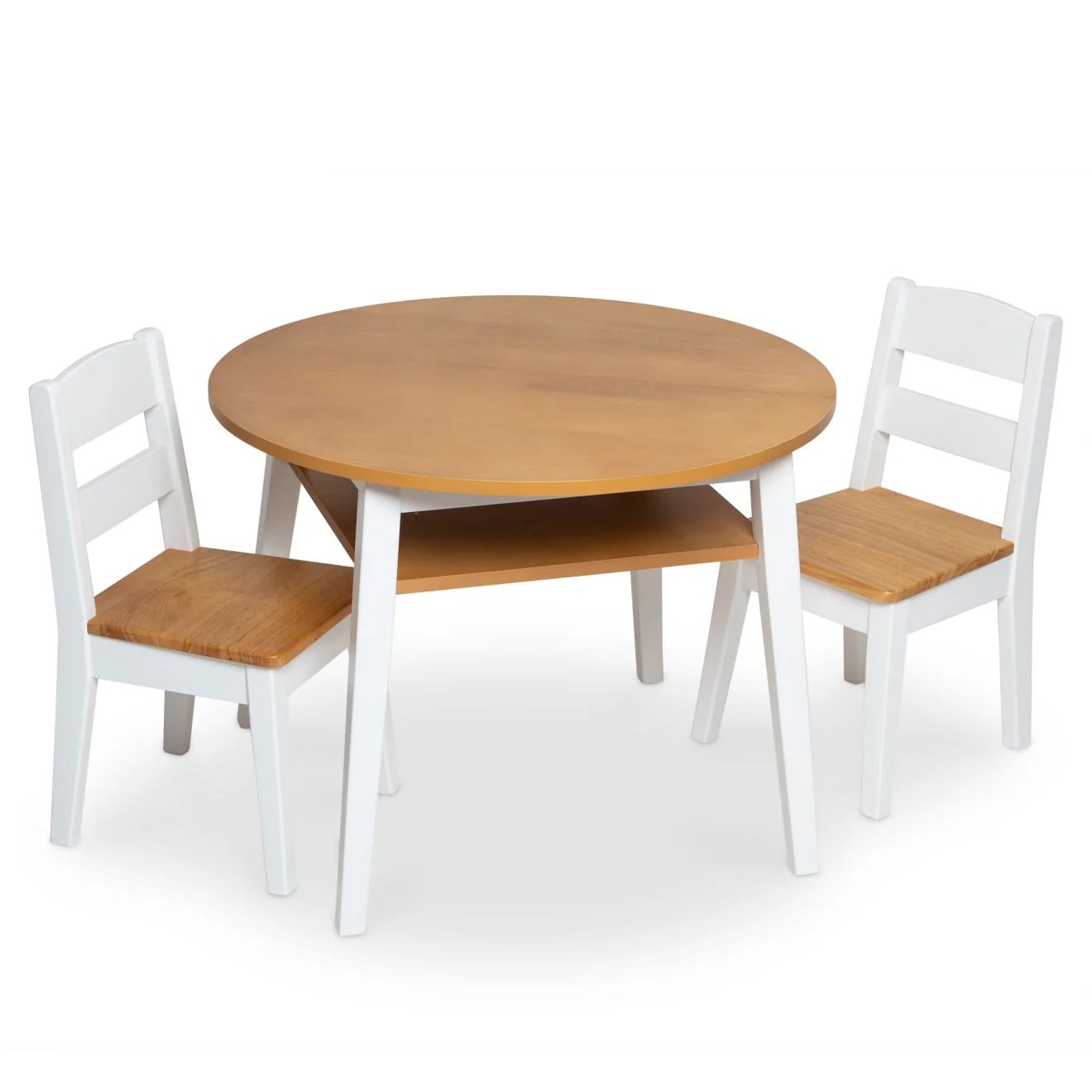 Wooden Round Table & Chairs Set | Melissa and Doug