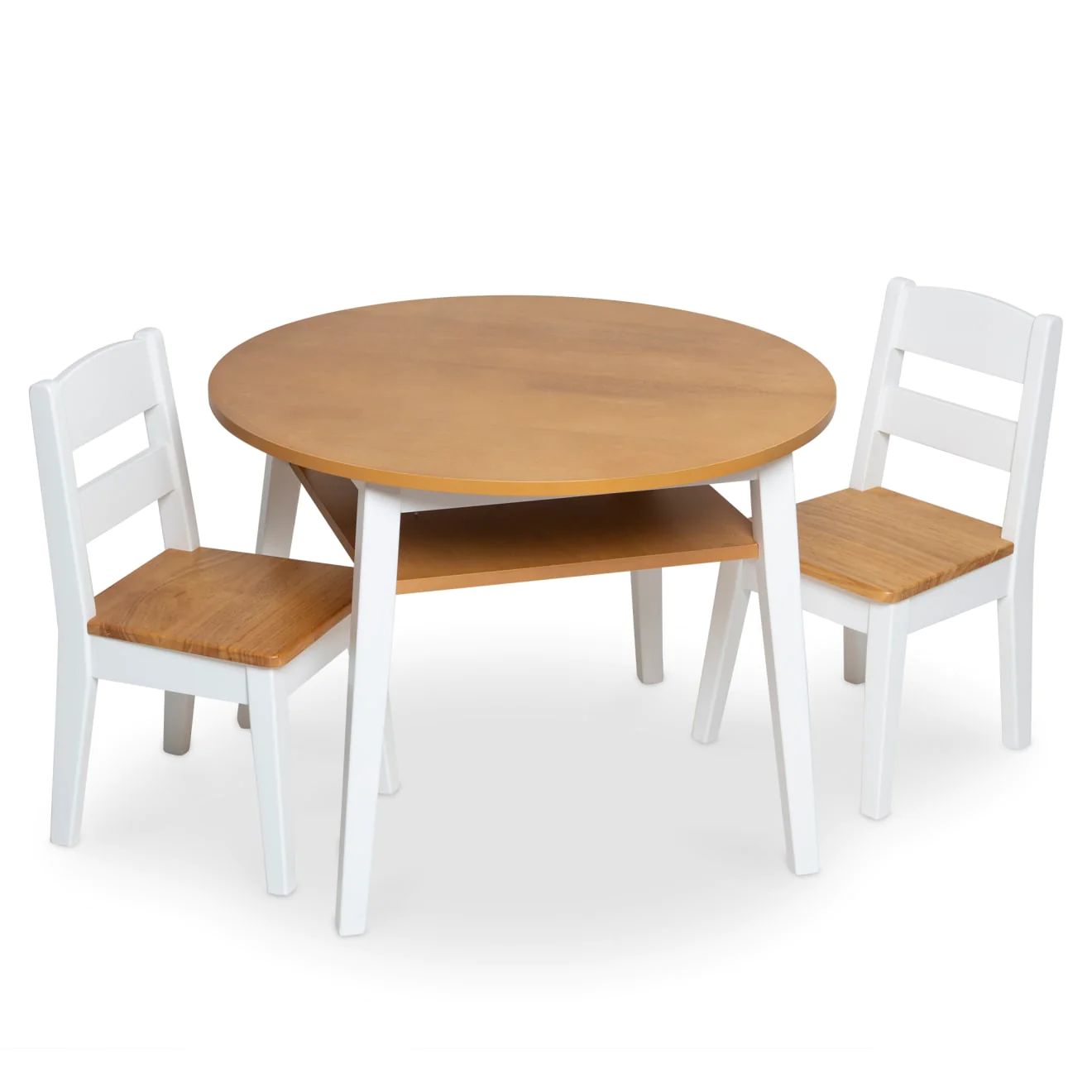 Wooden Round Table & Chairs Set | Melissa and Doug