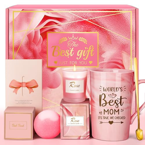 Mothers Day Gifts for Mom, Wife, Grandma, Sister, Friends: Unique Birthday Gifts Baskets Set for Personalized Best Mom from Daughter Son, Spa Presents for Christmas, Birthday, Valentines | Amazon (US)