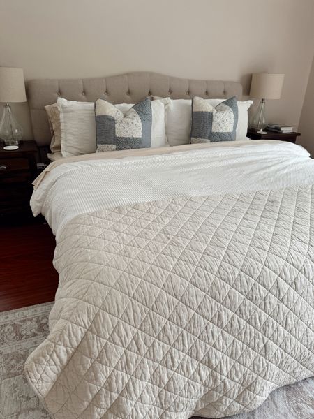 Bedding Links

(small quilt + blue throw pillows are a tj maxx find)

#LTKHome