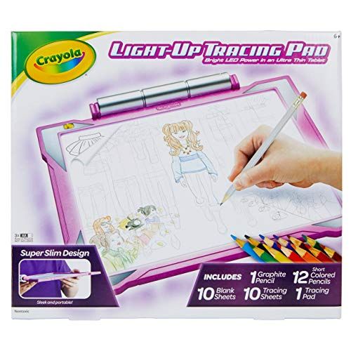 Crayola Light Up Tracing Pad Pink, Gifts for Girls & Boys, Age 6, 7, 8, 9 | Amazon (US)