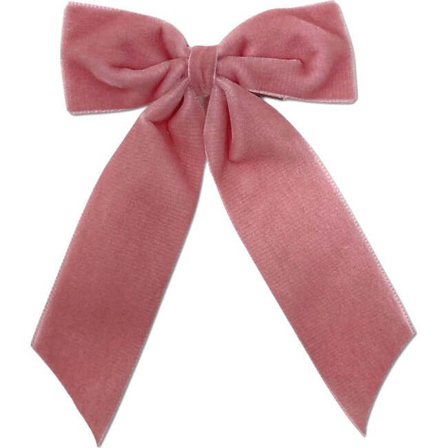 Big Velvet Bow, Pink | Maisonette