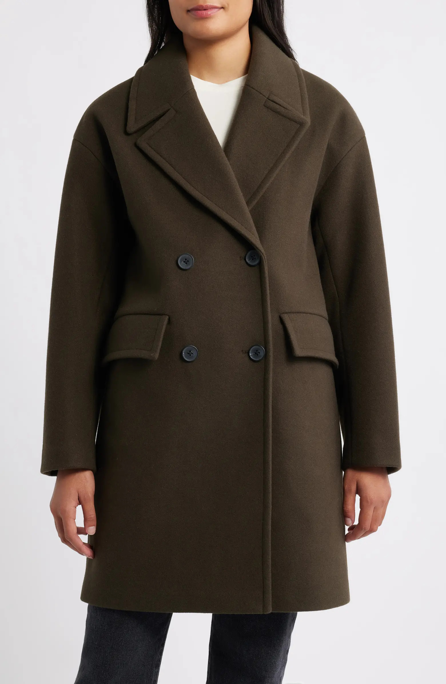 Boxy Double Breasted Coat | Nordstrom