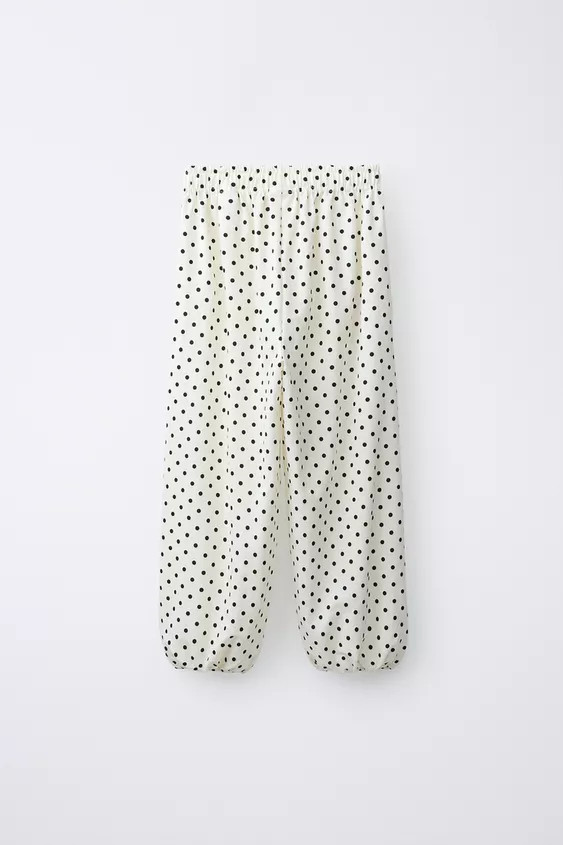 POLKA DOT BALLOON PANTS | Zara US