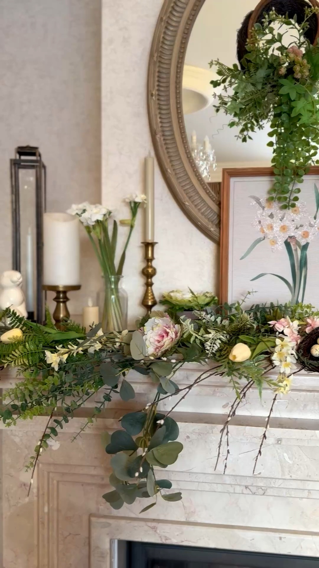 Spring home decor, living room mantel decor, @Michaels faux spring flowers, faux tulips, candlesticks 

#LTKHome #LTKSaleAlert #LTKSeasonal