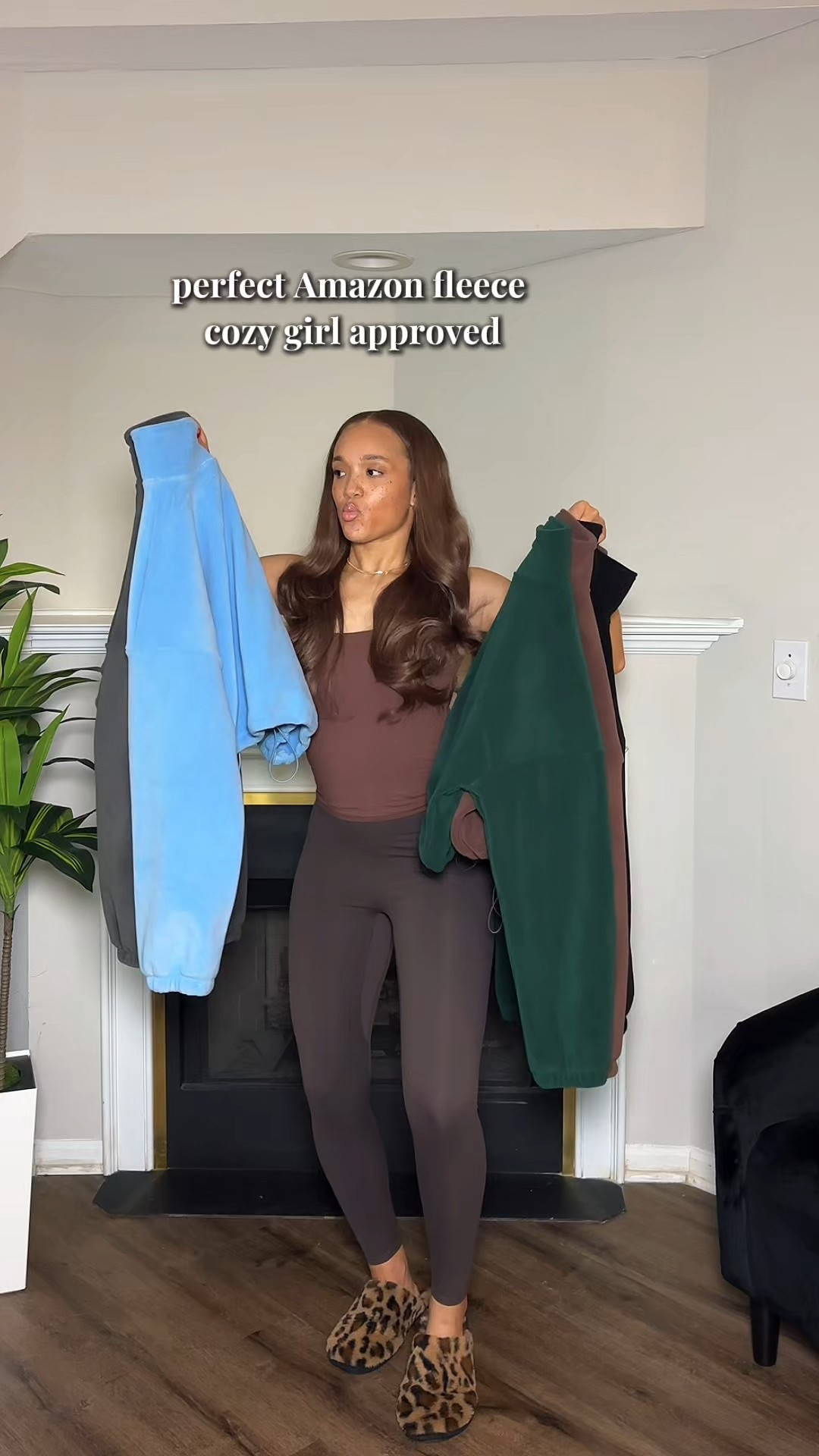 Must-have cozy full-zip crop fleece. This is my go-to look when it’s cold but I still want to feel put together—perfect for errands or lounging at home. 

#LTKFindsUnder50 #LTKootd