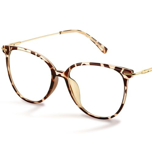 Gaoye Blue Light Blocking Glasses - Trending Round TR90 Frames, Metal Arms, UV400 Protection - Matching Soft Case | Amazon (US)
