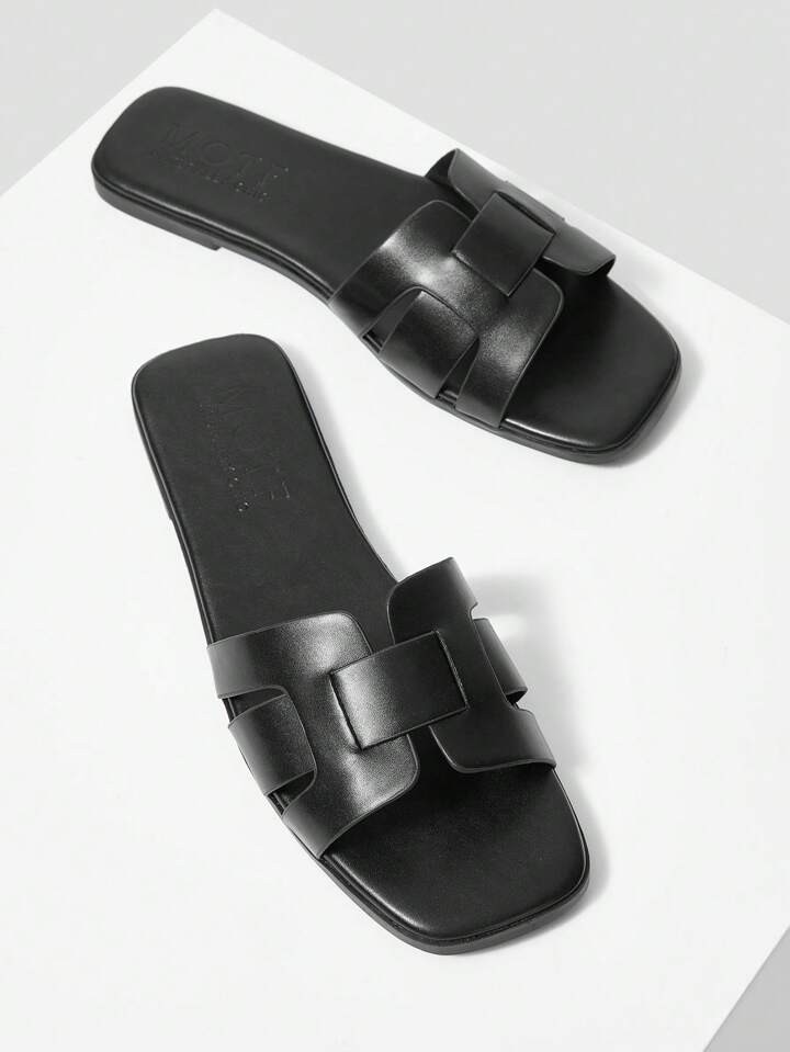 MOTF PREMIUM SANDÁLIAS PLANAS FEMININAS CONFORTÁVEIS E SIMPLES PARA COMBINAR COM QUALQUER LOOK,... | SHEIN