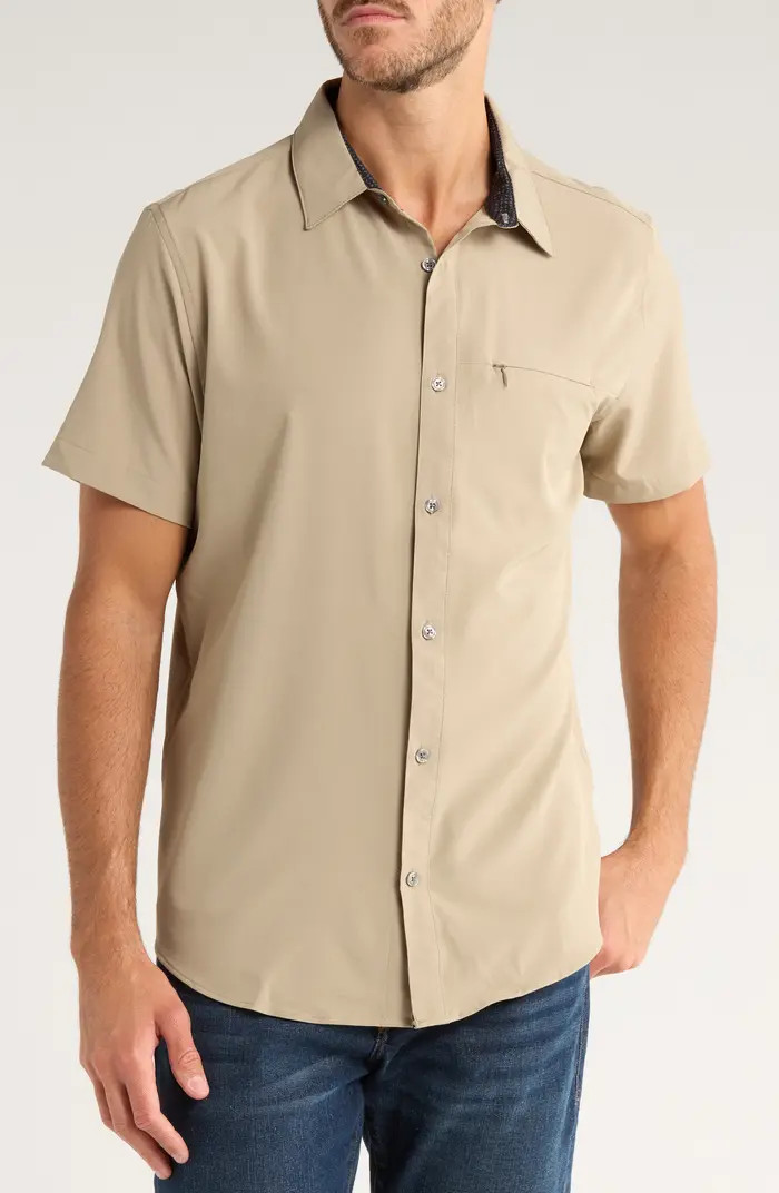 Lenox Short Sleeve Button-Up Shirt | Nordstrom Rack