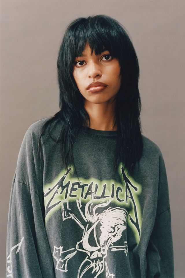 Metallica Oversized Long Sleeve Tee | Urban Outfitters (US and RoW)