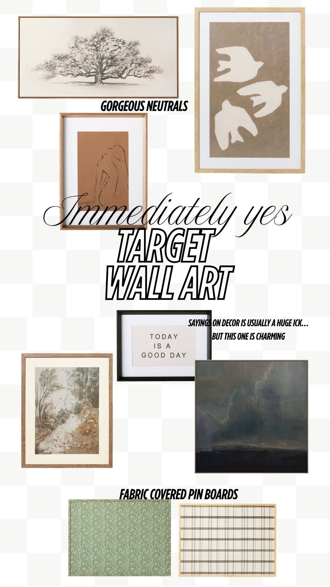 You can always find good art and wall decor if you know how to pick the right ones! Here are some gorgeous pieces from target I am loving. 

#LTKStyleTip #LTKHome