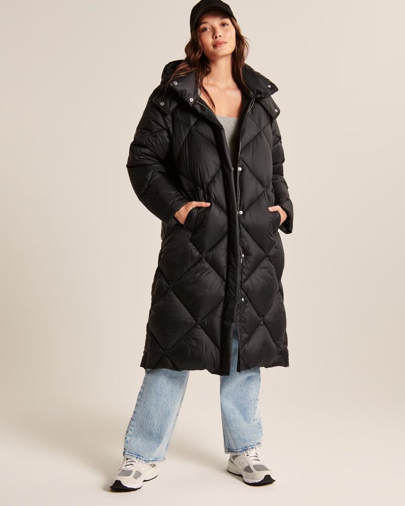 A&F Ultra Long Quilted Puffer | Abercrombie & Fitch (US)