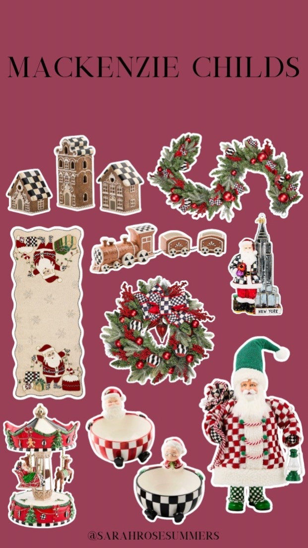 MacKenzie Childs Christmas 
Use my code SARAHROSE20 for 20% off 

#LTKHoliday #LTKHome #LTKGiftGuide